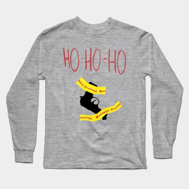 Die Hard - Ho Ho Ho Long Sleeve T-Shirt by wartoothdesigns